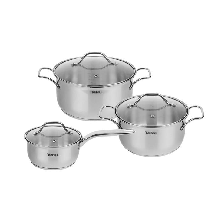 سرویس پخت و پز 6 پارچه تفال مدل Intuition Tefal Intuition Cookware Set 6 Pcs